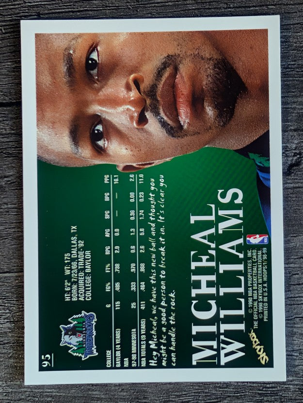 1998-99 Hoops #95 Micheal Williams