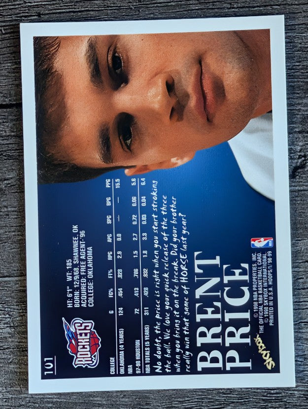 1998-99 Hoops #101 Brent Price