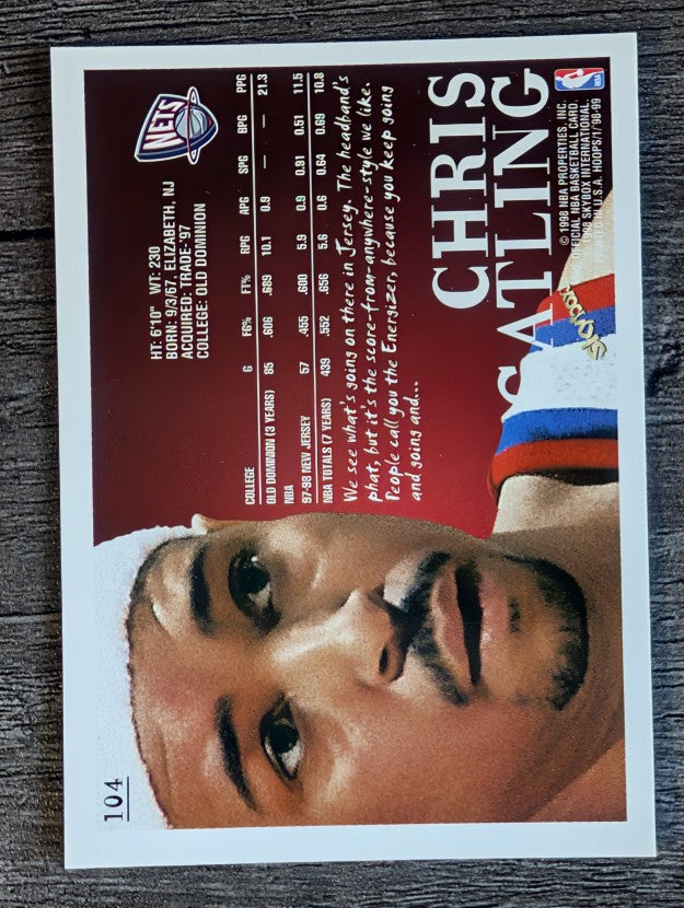 1998-99 Hoops #104 Chris Gatling