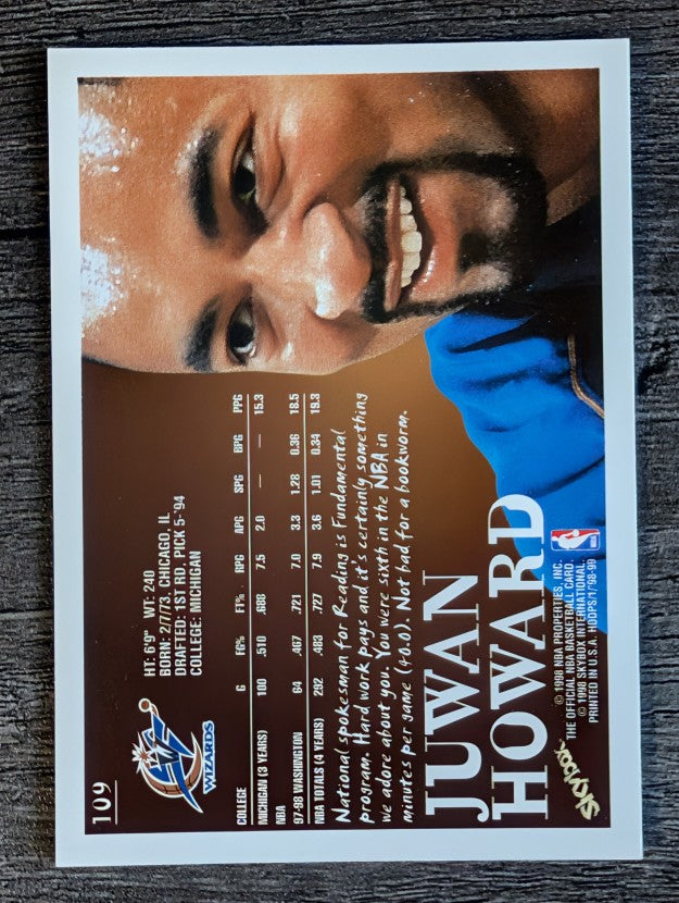 1998-99 Hoops #109 Juwan Howard