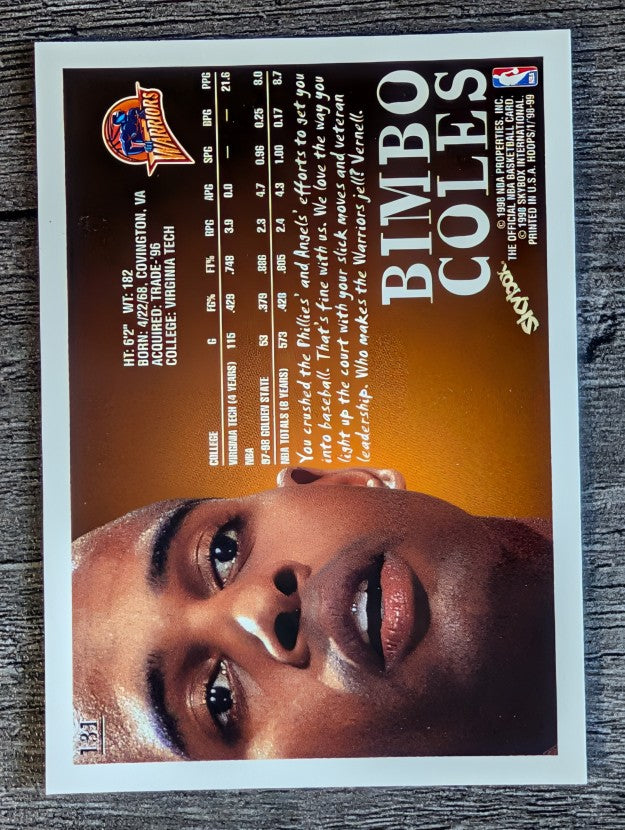1998-99 Hoops #131 Bimbo Coles