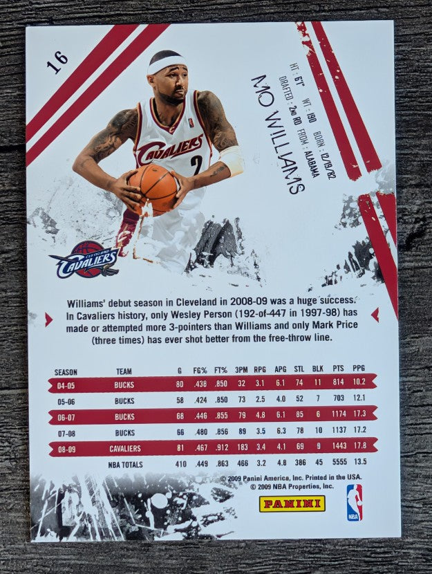 2009-10 Rookies and Stars #16 Mo Williams