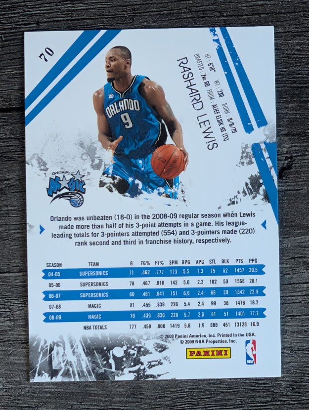 2009-10 Rookies and Stars #70 Rashard Lewis