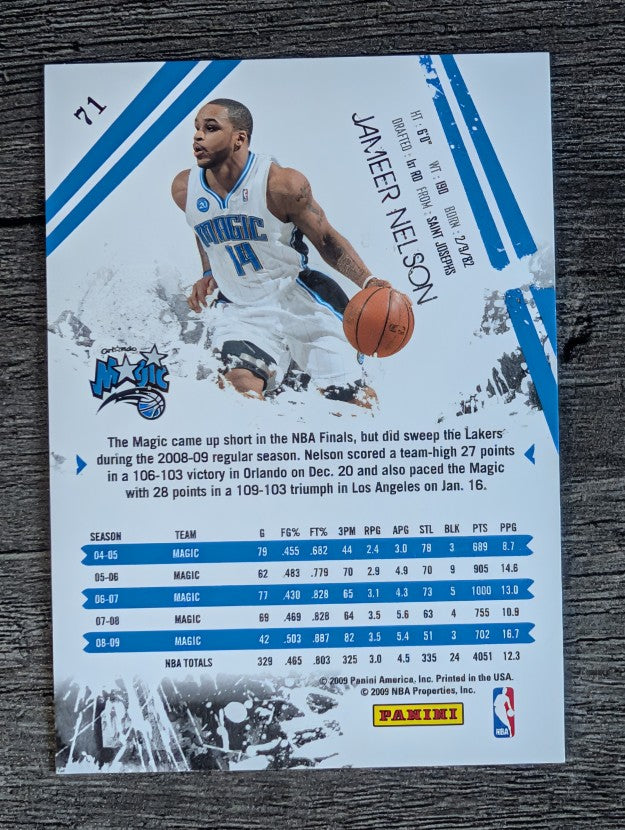 2009-10 Rookies and Stars #71 Jameer Nelson