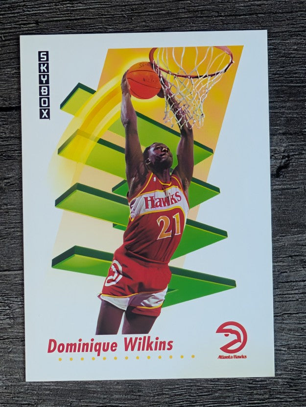 1991-92 SkyBox #10 Dominique Wilkins