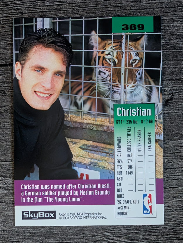 1992-93 SkyBox #369 Christian Laettner SP RC
