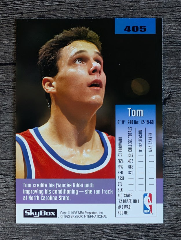 1992-93 SkyBox #405 Tom Gugliotta SP RC