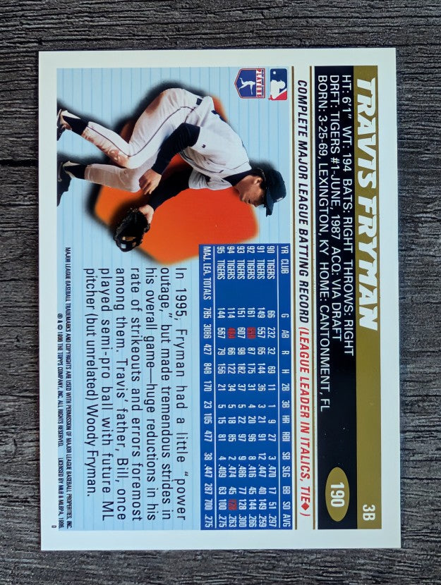 1996 Topps #190 Travis Fryman