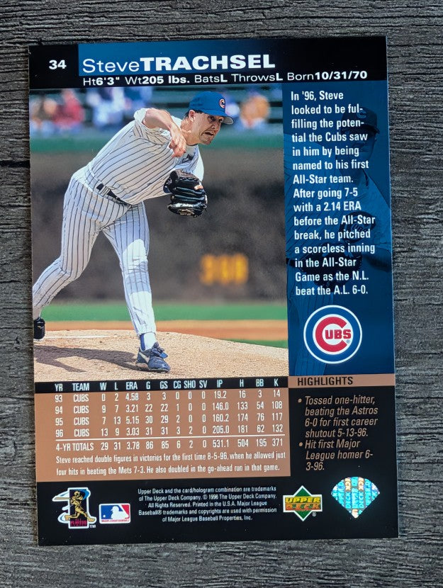 1997 Upper Deck #34 Steve Trachsel