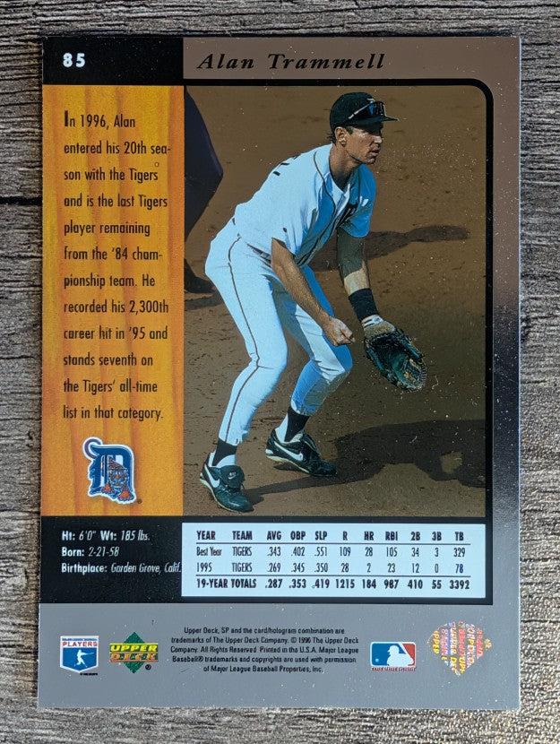 1996 SP #85 Alan Trammell