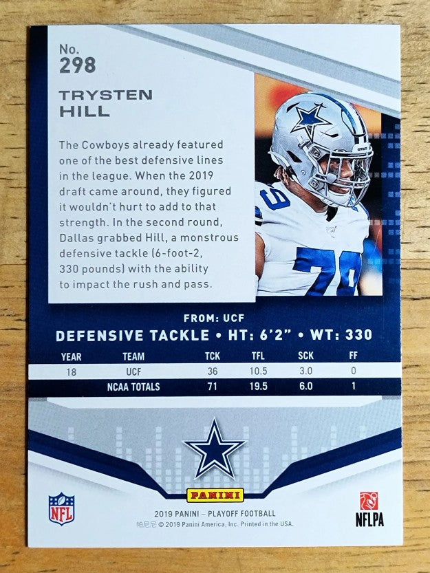 2019 Playoff Kickoff #298 Trysten Hill (NM)