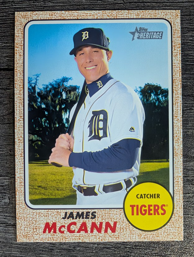 2017 Topps Heritage #242 James McCann