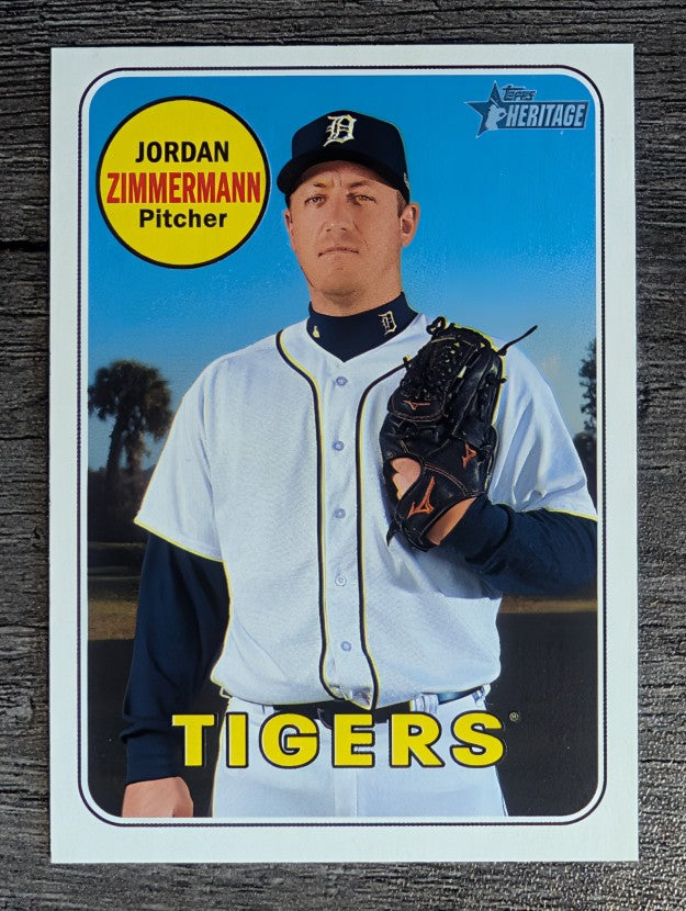 2018 Topps Heritage #501 Jordan Zimmermann