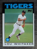 1986 Topps #20 Lou Whitaker
