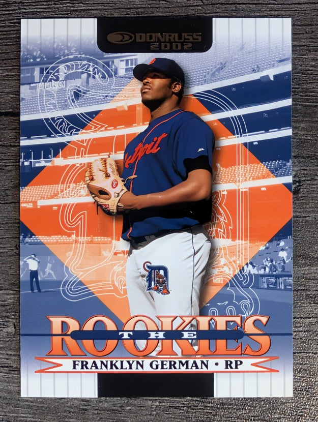 2002 Donruss Rookies #42 Franklyn German RC