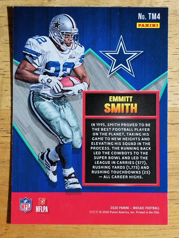2020 Panini Mosaic Touchdown Masters #TM4 Emmitt Smith