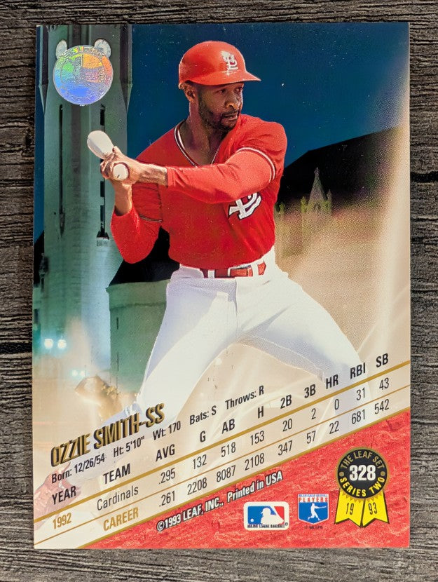 1993 Leaf #328 Ozzie Smith
