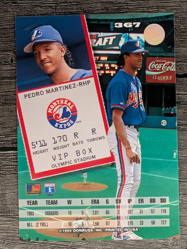1994 Leaf #367 Pedro Martinez