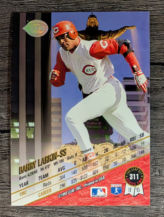 1993 Leaf #311 Barry Larkin
