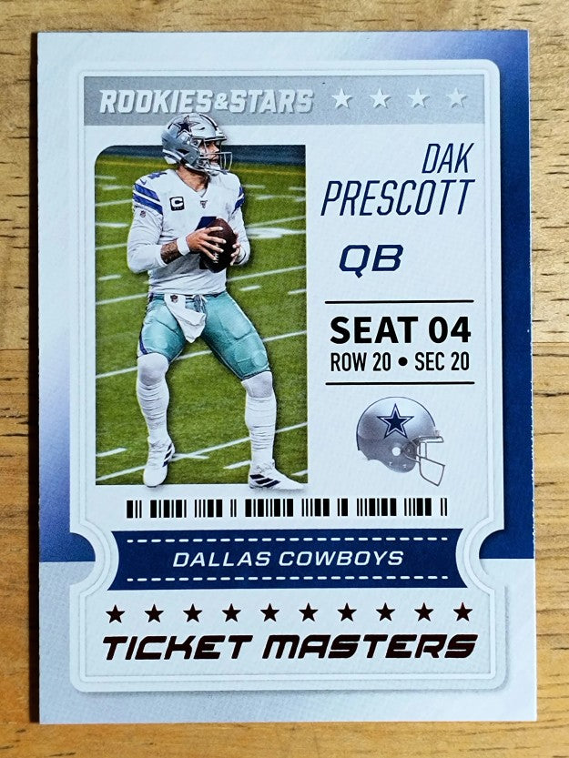 2020 Rookies and Stars Ticket Masters #10 Dak Prescott