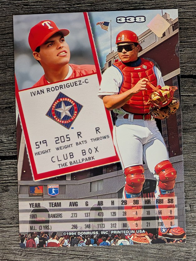 1994 Leaf #338 Ivan Rodriguez