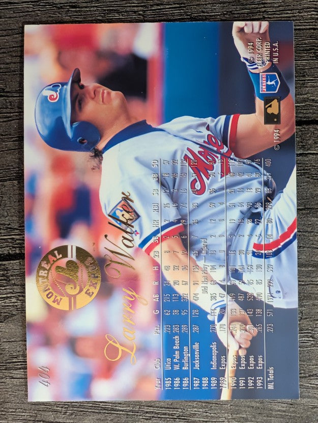 1994 Flair #404 Larry Walker