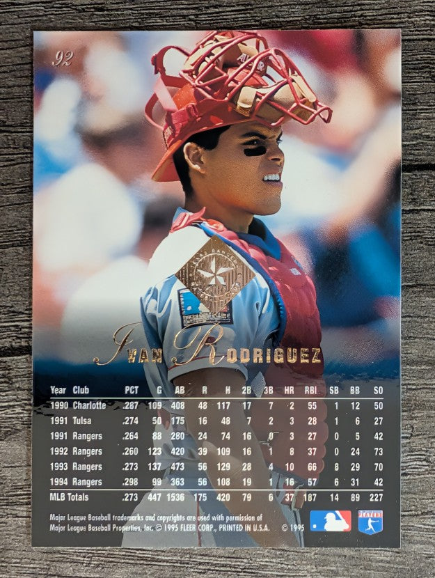 1995 Flair #92 Ivan Rodriguez