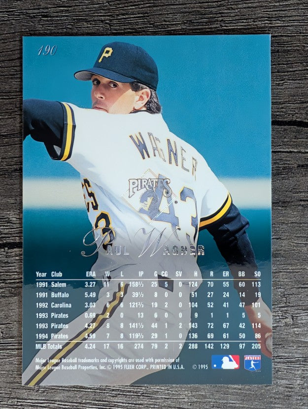 1995 Flair #190 Paul Wagner