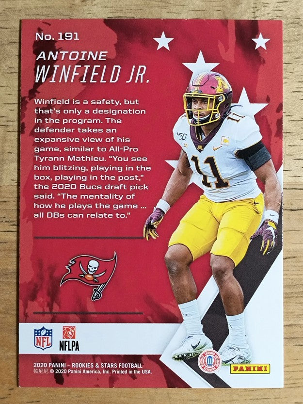 2020 Rookies and Stars #191 Antoine Winfield Jr. RC