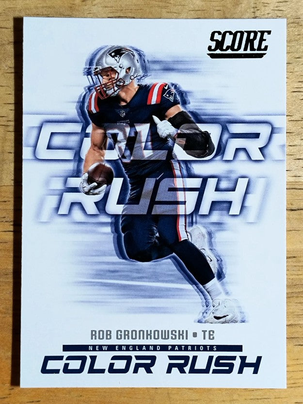 2018 Score Color Rush #16 Rob Gronkowski