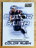 2018 Score Color Rush #16 Rob Gronkowski
