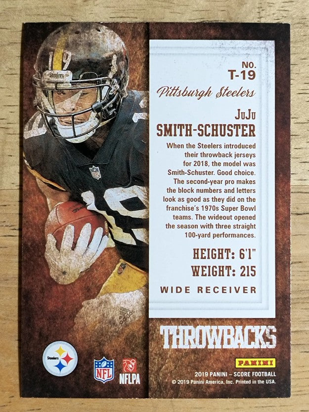 2019 Score Throwbacks #19 JuJu Smith-Schuster