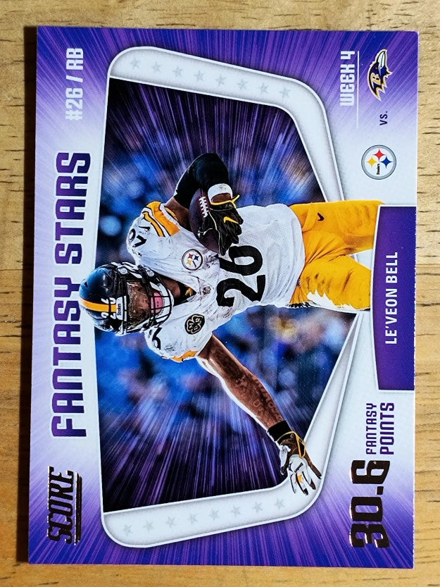 2018 Score Fantasy Stars #7 Le'Veon Bell