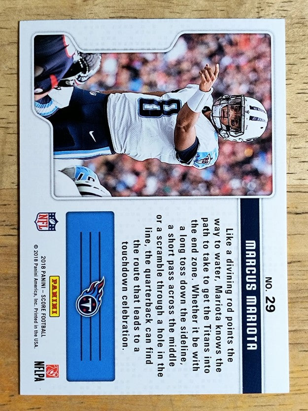 2018 Score Signal Callers #29 Marcus Mariota