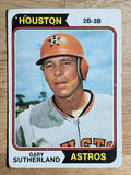 1974 Topps #428 Gary Sutherland (POOR)