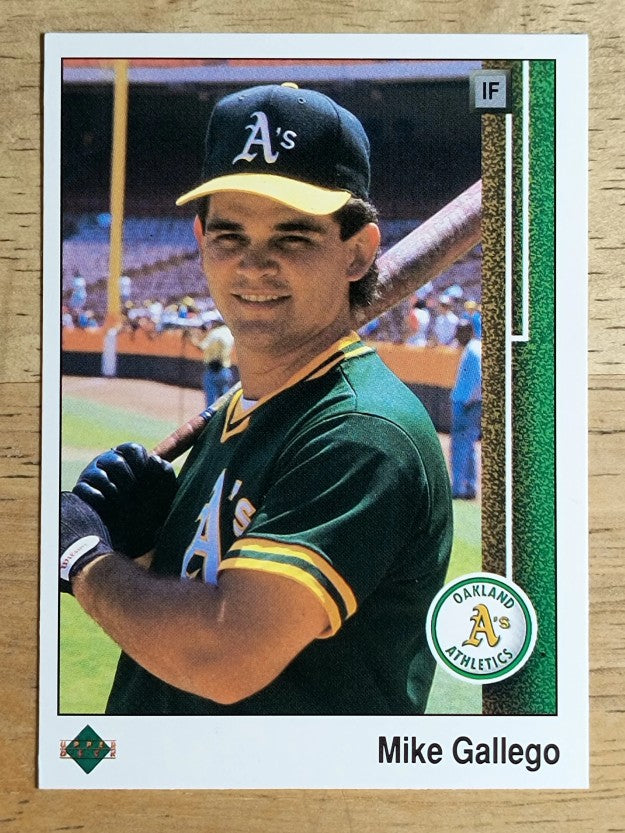 1989 Upper Deck #583B Mike Gallego COR