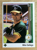 1989 Upper Deck #583B Mike Gallego COR