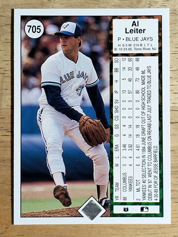 1989 Upper Deck #705 Al Leiter