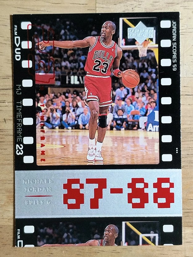1998 Upper Deck Michael Jordan Living Legend #21 Michael Jordan TF 1988-89