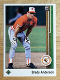 1989 Upper Deck #408 Brady Anderson RC