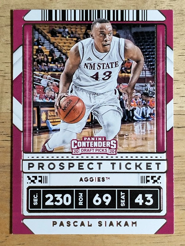 2020-21 Panini Contenders Draft Picks Variations #17 Pascal Siakam