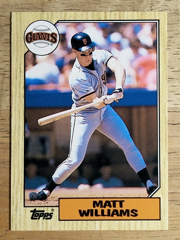 1987 Topps Traded #129T Matt Williams XRC
