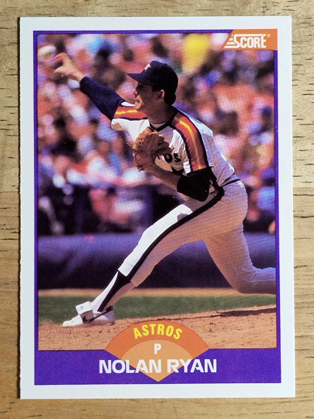 1989 Score #300 Nolan Ryan