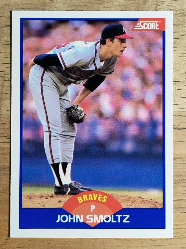 1989 Score #616 John Smoltz RC
