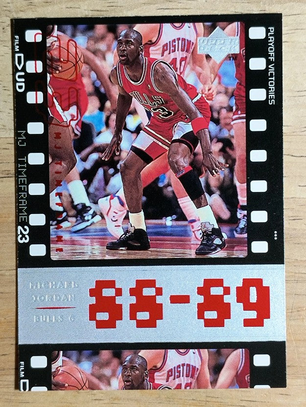 1998 Upper Deck Michael Jordan Living Legend #28 Michael Jordan TF 1989-90