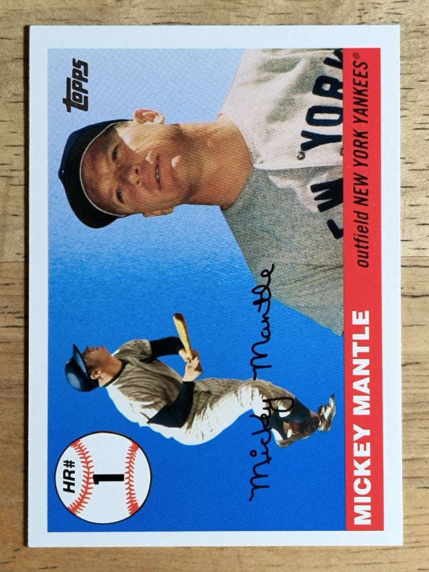 2006 Topps Mantle Home Run History #1 Mickey Mantle