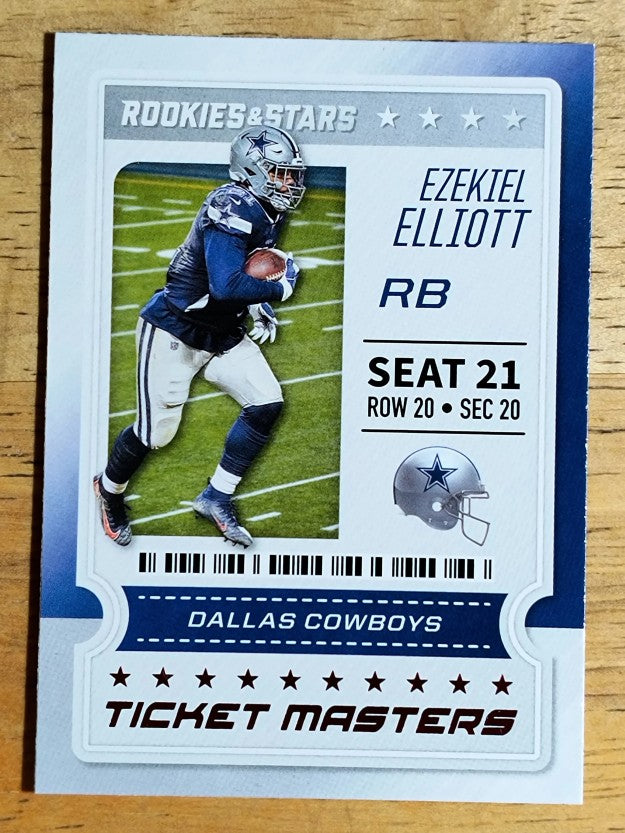 2020 Rookies and Stars Ticket Masters #17 Ezekiel Elliott
