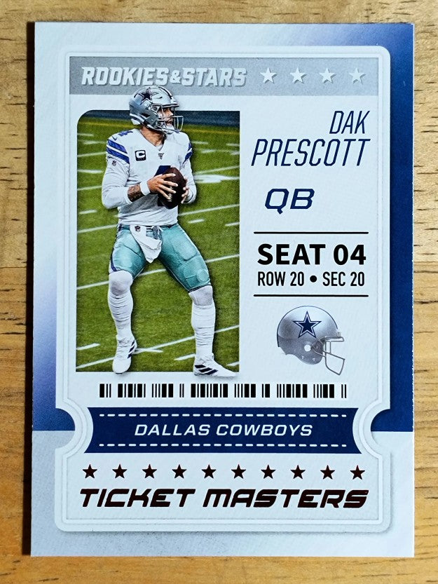 2020 Rookies and Stars Ticket Masters #10 Dak Prescott