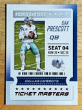 2020 Rookies and Stars Ticket Masters #10 Dak Prescott