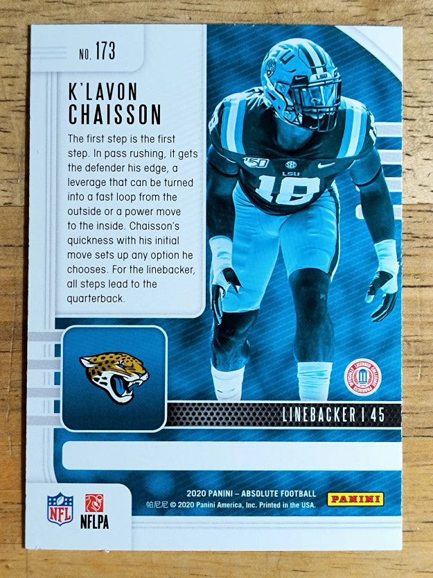 2020 Absolute Retail #173 K'Lavon Chaisson